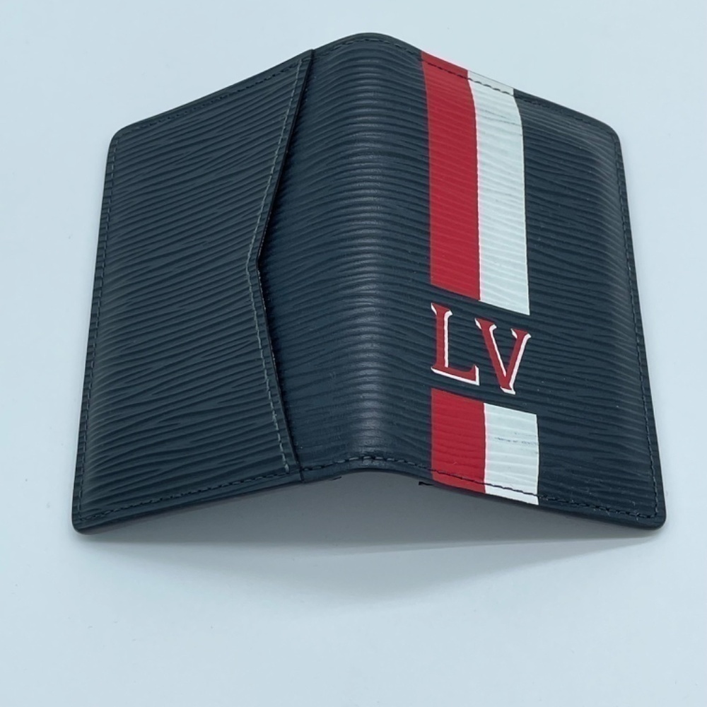 LOUIS VUITTON Navy Epi Leather Pocket Organizer; excellent condition - Picture 3 of 8